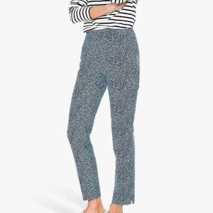Boden Richmond Trouser Blue Polka Dot Pants Size 6L